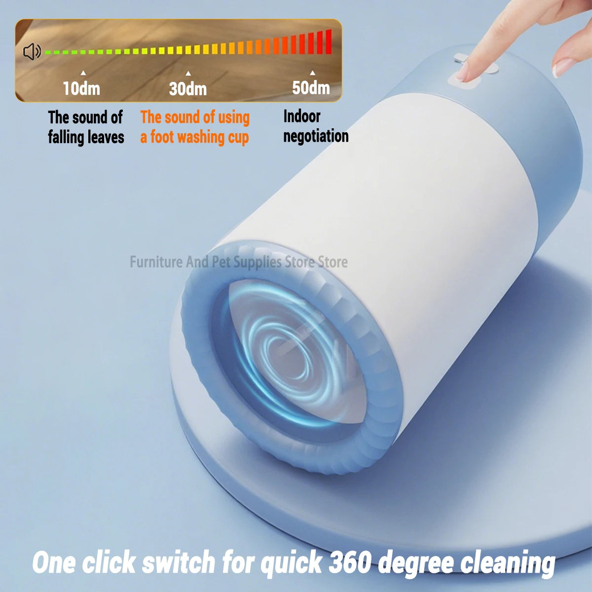 Pet Foot Washing Machine, Electric Pet Paw Cleaner, Automatic, Portable, Low Noise, Waterproof