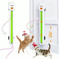Interactive Door-Mounted Cat Toy With Dual Speeds, Rechargeable, Automatic Pet Entertainment