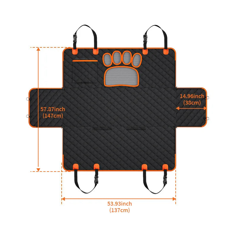 Dog Car Seat Cover, Pet Travel Carrier, Mattress, Picnic Mat, Waterproof, Seat Protector