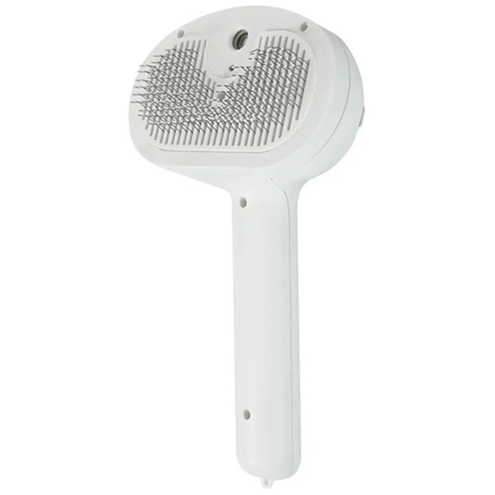 Self-cleaning Pet Hair Remove Comb, Multi-Function, Electric Spray Steam Brush