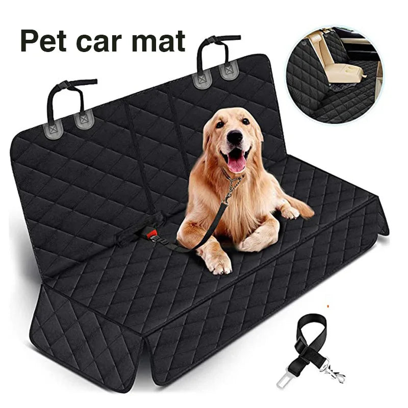 Dog Car Seat Cover, Pet Travel Carrier, Mattress Waterproof, Protector With Middle Seat Armrest For Dogs