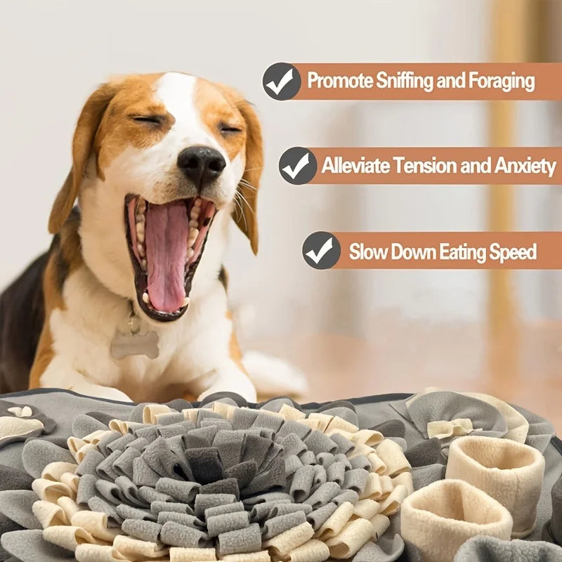 Pet Sniffing Mat For Dogs, Interactive Durable training mat Foraging Skills And Slow Eating