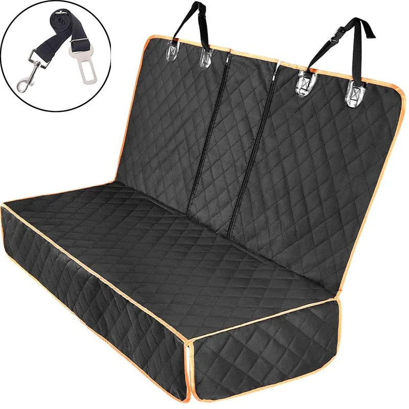 Dog Car Seat Cover, Pet Travel Carrier, Mattress Waterproof, Protector With Middle Seat Armrest For Dogs