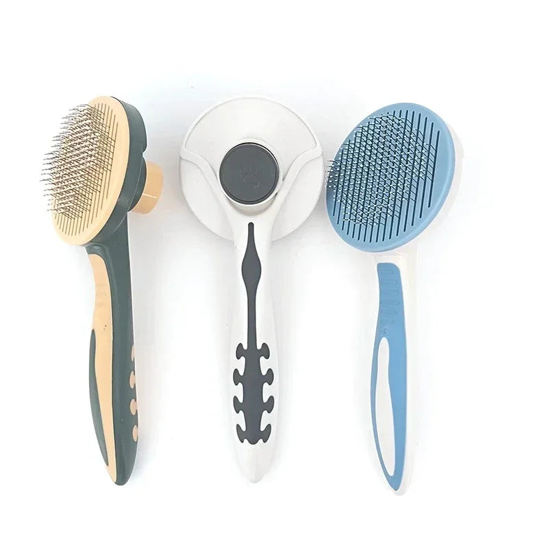 Self-cleaning Brush for Cats and Dogs, Grooming Tool, Removes Loose Tangled hair, Massage Comb