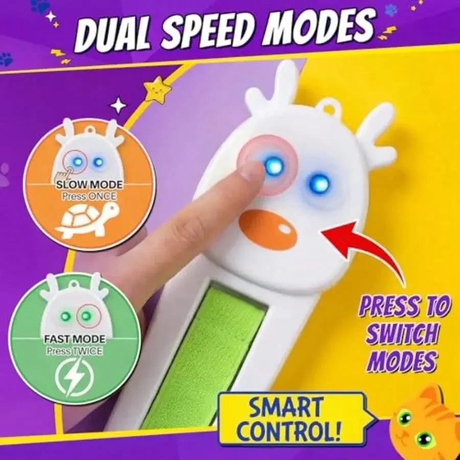 Interactive Door-Mounted Cat Toy With Dual Speeds, Rechargeable, Automatic Pet Entertainment