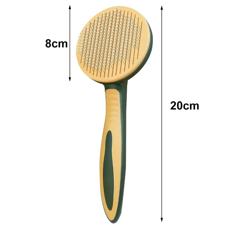 Self-cleaning Brush for Cats and Dogs, Grooming Tool, Removes Loose Tangled hair, Massage Comb