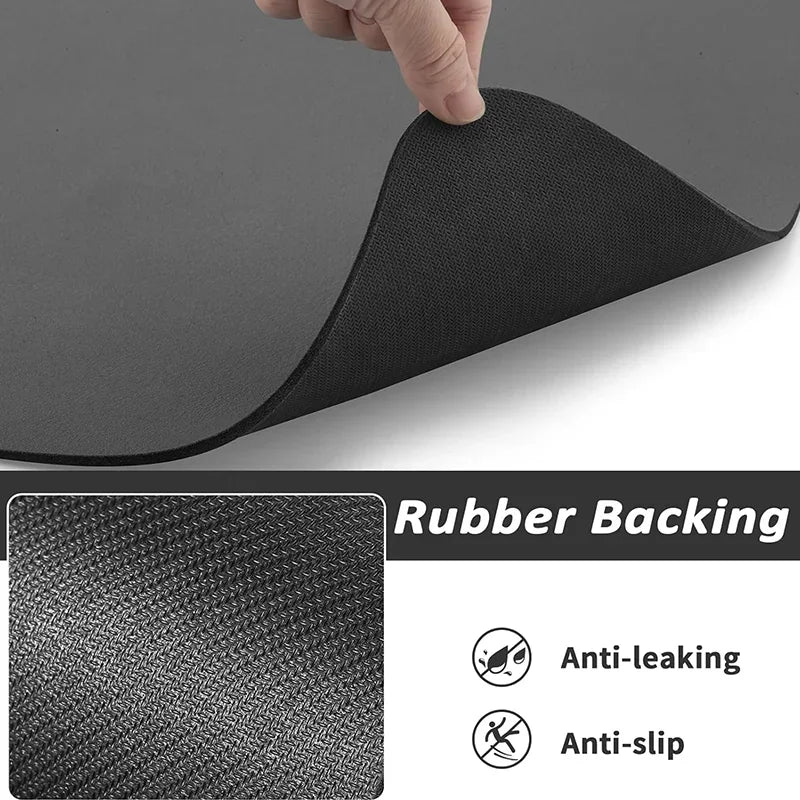 Pet Feeding Mat, Absorbs Food and Water, Easy to Clean Pet Placemats
