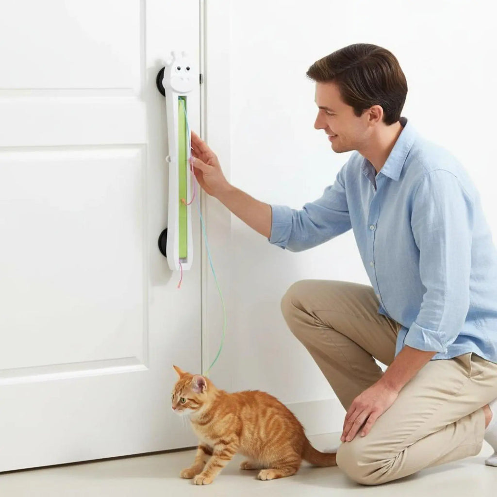 Automatic Flying String Cat Toy, Electronic, Promotes Exercise