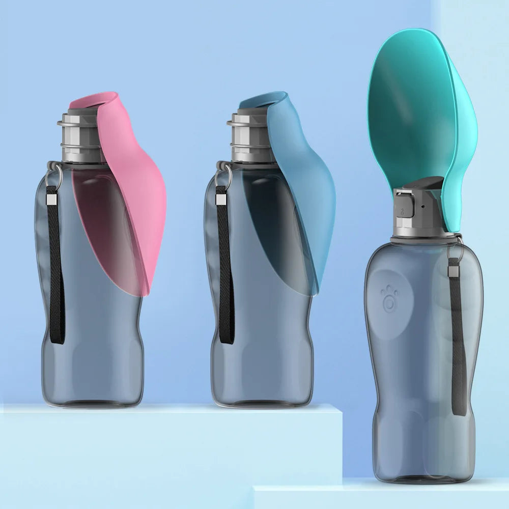 Pet Water Cup, Portable Dog Water Bottle, Outdoor Leaf-Shaped Foldable Water Bottle