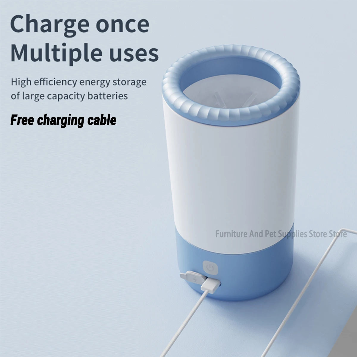 Pet Foot Washing Machine, Electric Pet Paw Cleaner, Automatic, Portable, Low Noise, Waterproof